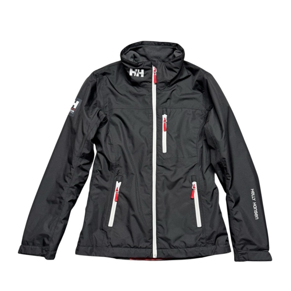 Helly Hansen Women's Midlayer Crew Black Sailing Jacket with fleece